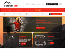 Tablet Screenshot of outdoorpro.nl